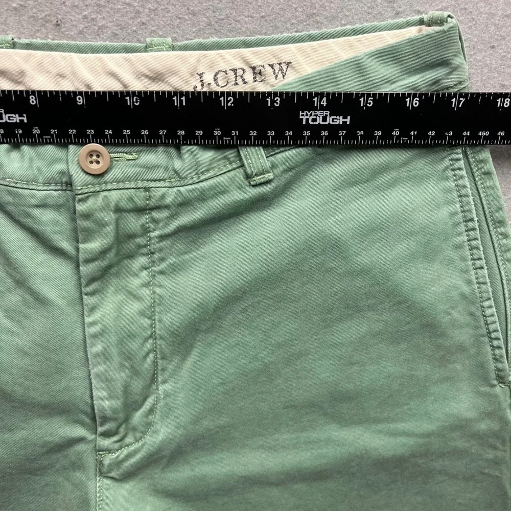 Vintage J.Crew Broken-In Chino Pants Mens 34x30 Sage Green Regular Fit Cotton